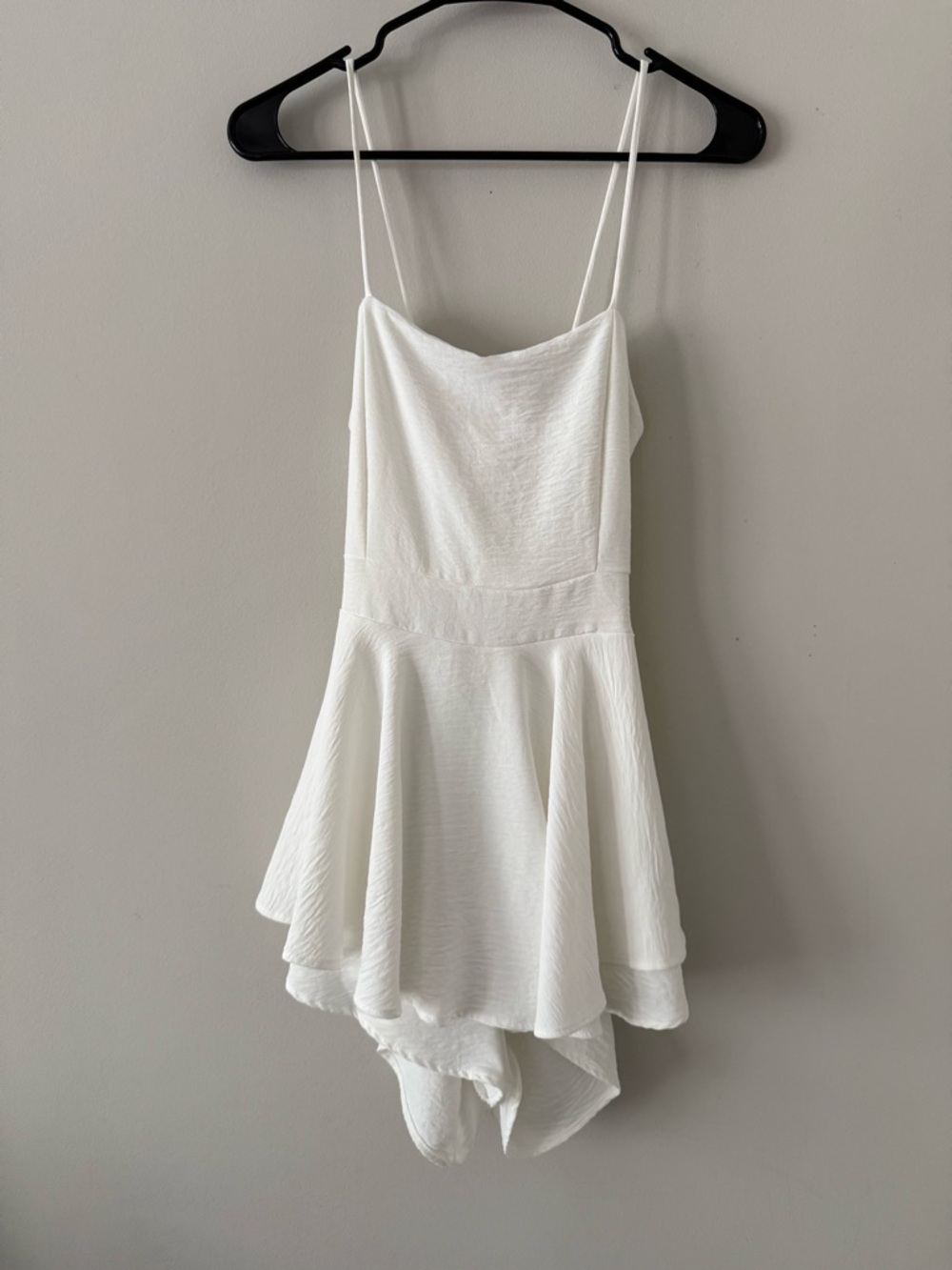 White Romper Dress, Size M